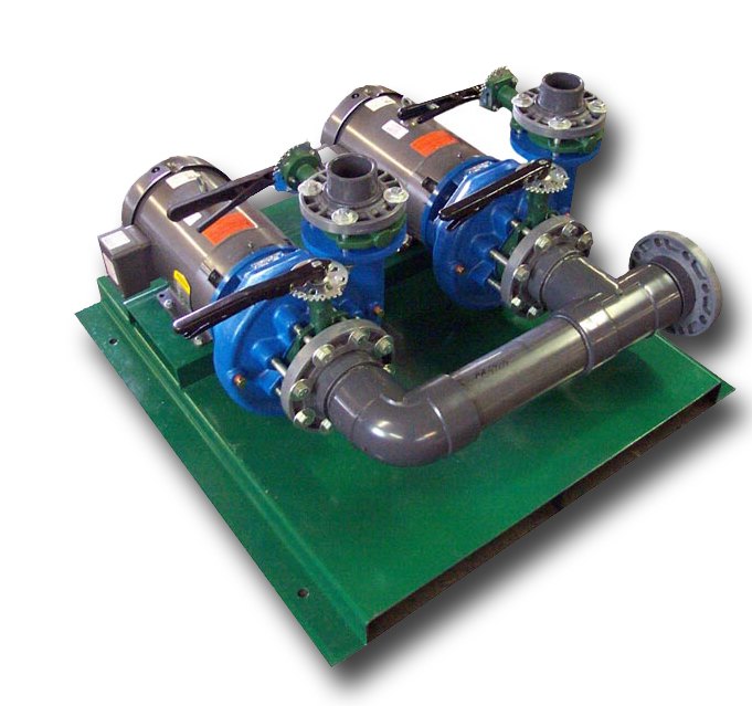 Pan America effluent pump skid