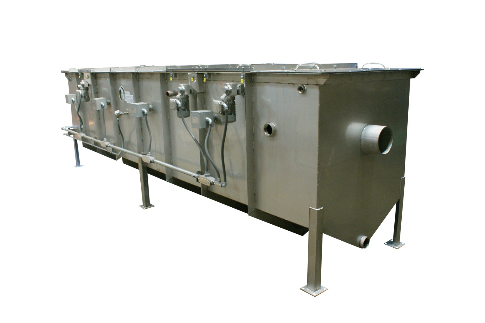 Stainless steel grease trap interceptor by Pan America Environmental