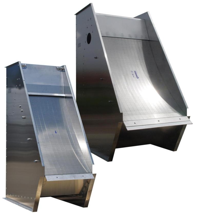 Stainless steel static screening systems